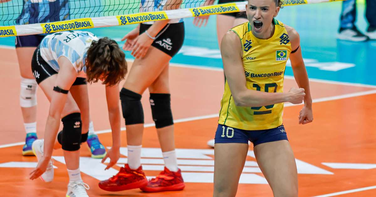Brasil vence Argentina no vôlei feminino e garante vaga nas Olimpíadas