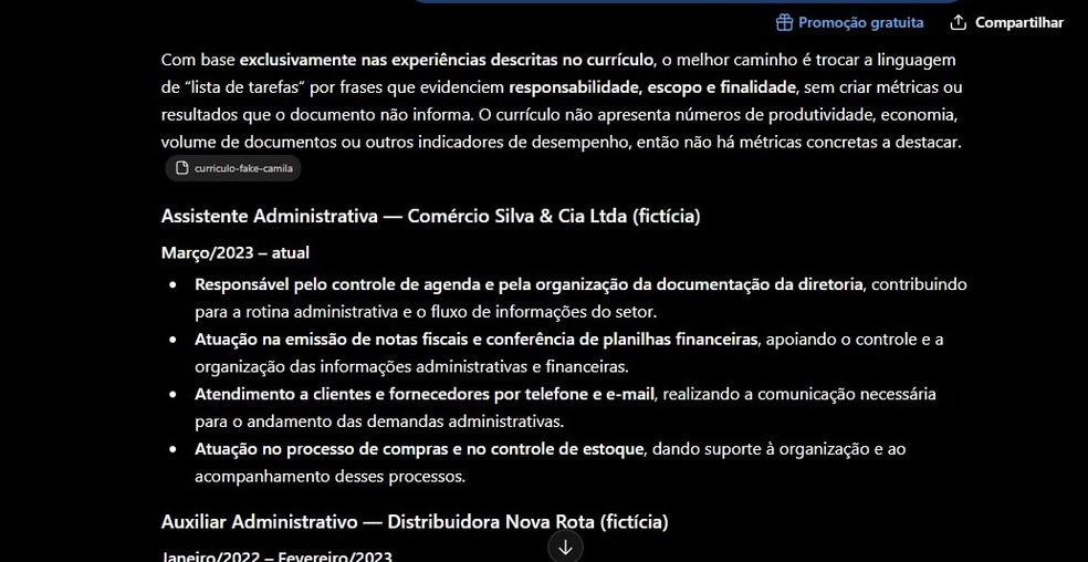 Prompt para melhorar o currículo: 10 opções para deixá-lo mais profissional