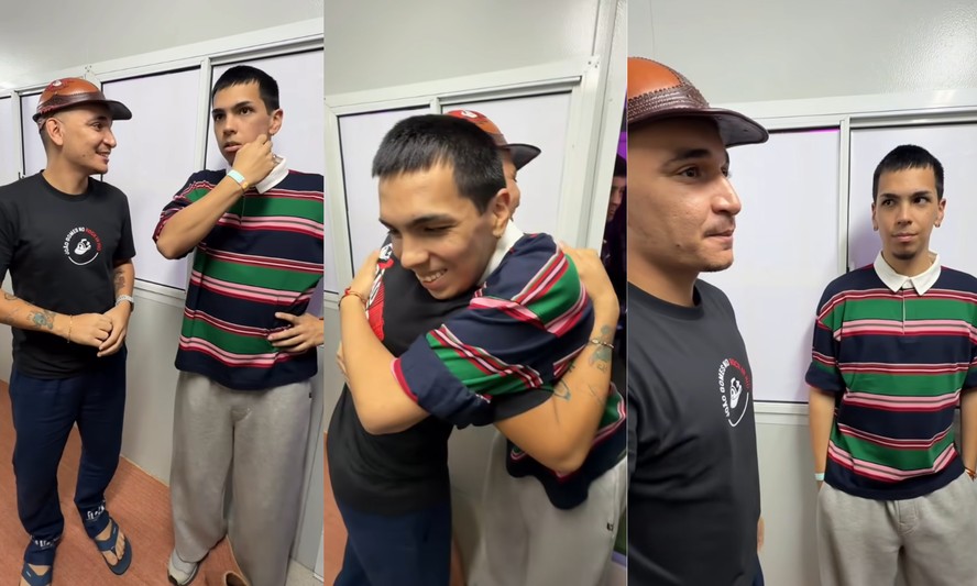 João Gomes e Milo J se encontram nos bastidores do Rock in Rio: 'tenho um amigo internacional'