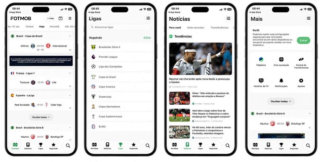 Brasileirão 2026: 8 apps para acompanhar tabela, jogos e seu time