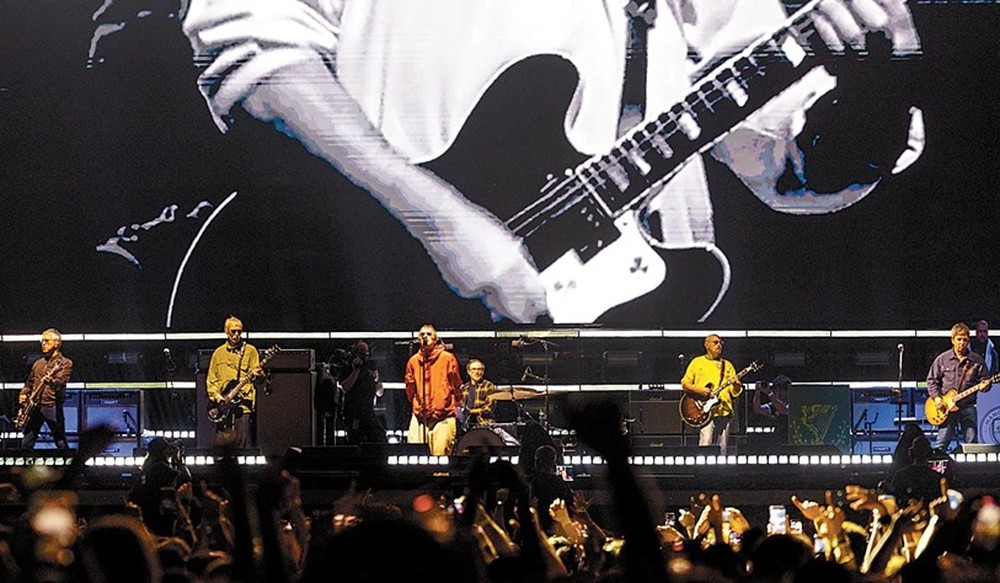 Oasis teve dois dias de shows esgotados no Morumbis, onde lotação é próxima de 70 mil pessoas — Foto: Maria Isabel Oliveira