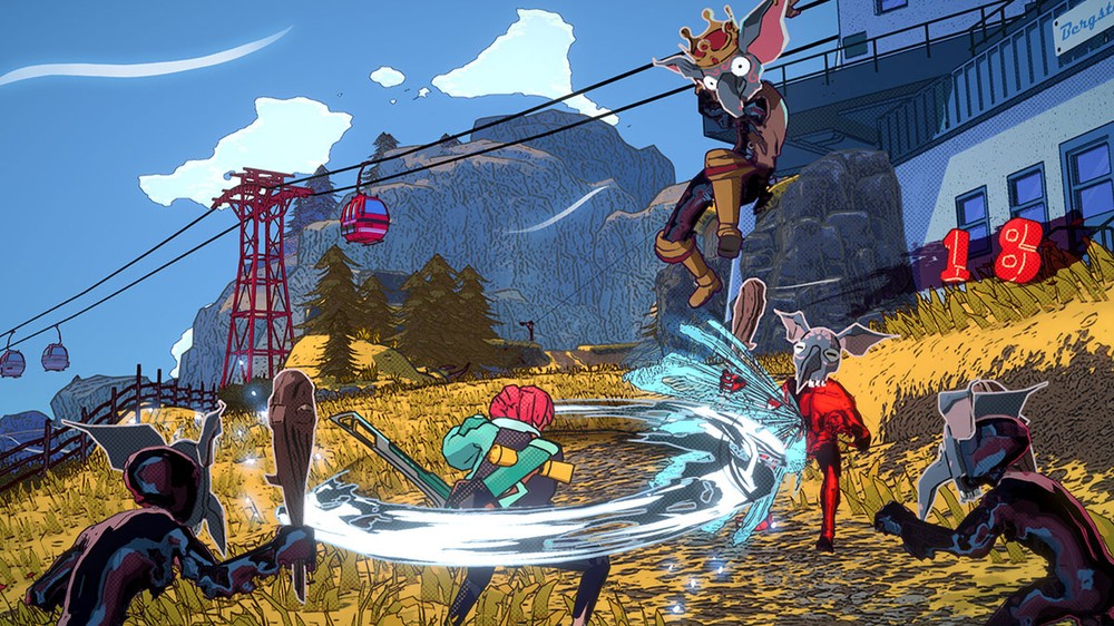 Dungeons of Hinterberg traz um misto de ação, exploração e simulador de vida em um mundo no qual a magia se tornou real subitamente — Foto: Reprodução/Steam