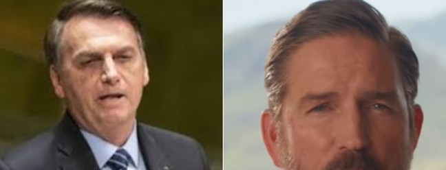 Jim Caviezel vive Jair Bolsonaro — Foto: Divulgação