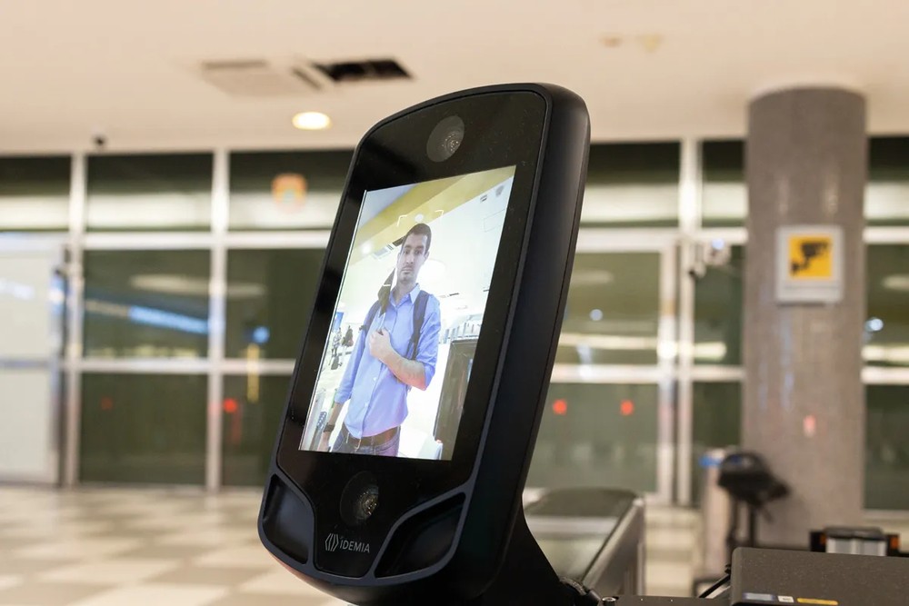 Ponte aérea Rio-SP testou embarque com biometria facial em 2021 — Foto: Reprodução/Redes Sociais