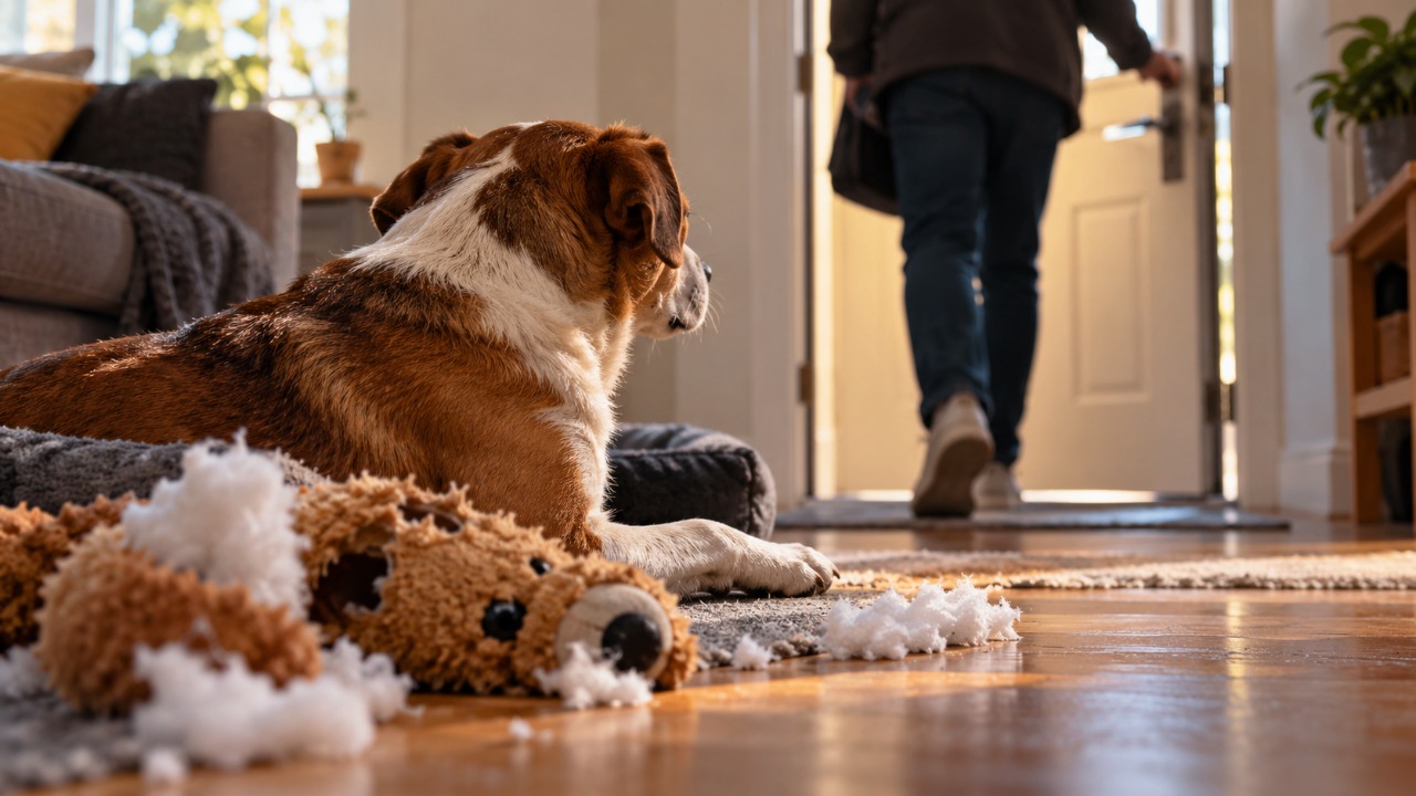 Veterinários afirmam: o cão que late quando você sai de casa não está com raiva, está sinalizando ansiedade de separação e há três respostas comuns que pioram o quadro
