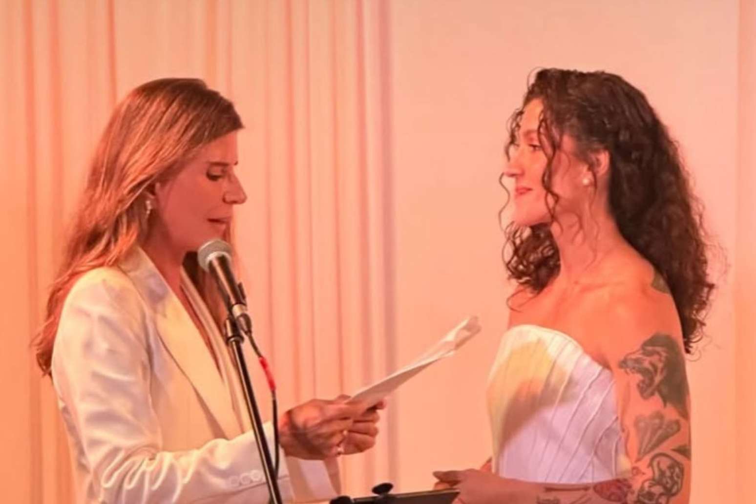 Registros do casamento de Cecília e Joana, no Rio
